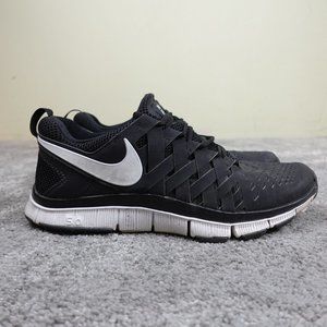 Nike Free Trainer 5.0 Black Mens 10.5 Sneakers Shoes laser cut woven detail